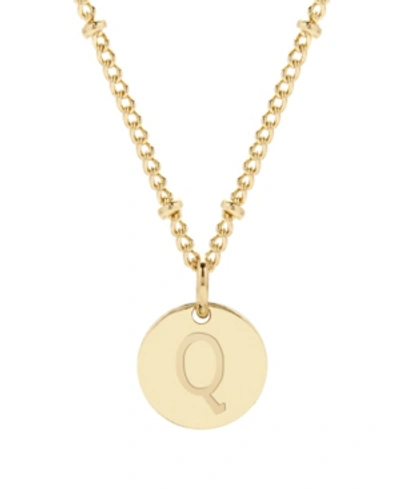 Brook & York Madeline 14k Gold Plated Initial Pendant In Gold-q