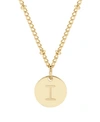 Brook & York Madeline 14k Gold Plated Initial Pendant In Gold-i