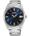 SEIKO MEN'S ESSENTIALS STAINLESS STEEL BRACELET WATCH 40.2MM