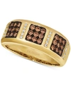 Le Vian Chocolatier Men's Diamond Band (5/8 Ct. T.w.) In 14k Gold In Gold