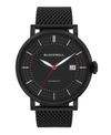 BLACKWELL BLACK DIAL WITH BLACK PLATED STEEL AND BLACK PLATED STEEL MESH WATCH 44 MM