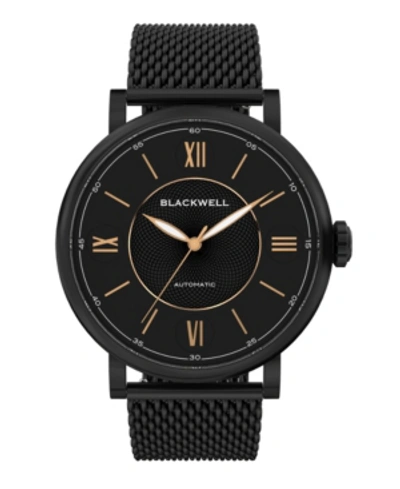 Blackwell Black Dial With Black Plated Steel And Black Plated Steel Mesh Watch 44 Mm