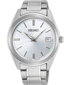 SEIKO MEN'S ESSENTIALS STAINLESS STEEL BRACELET WATCH 40.2MM