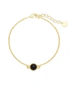 Brook & York Nola Gemstone Bracelet -onyx In Gold