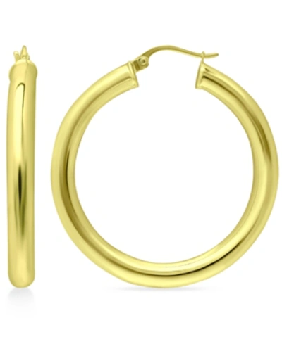 GIANI BERNINI POLISHED HOOP EARRINGS, CREATED FOR MACY'S