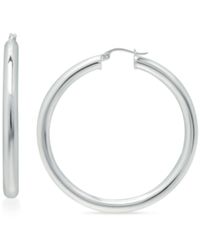 GIANI BERNINI POLISHED HOOP EARRINGS, CREATED FOR MACY'S