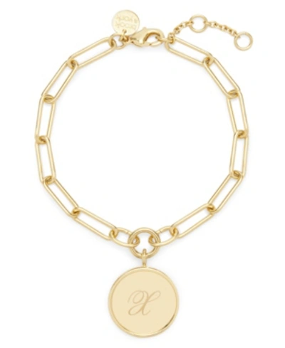 Brook & York Callie Initial Bracelet In Gold X