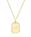 Brook & York Willow Initial Pendant In Gold K