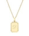 Brook & York Willow Initial Pendant In Gold D