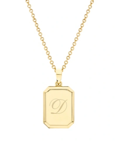 Brook & York Willow Initial Pendant In Gold D