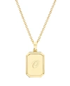 Brook & York Willow Initial Pendant In Gold O