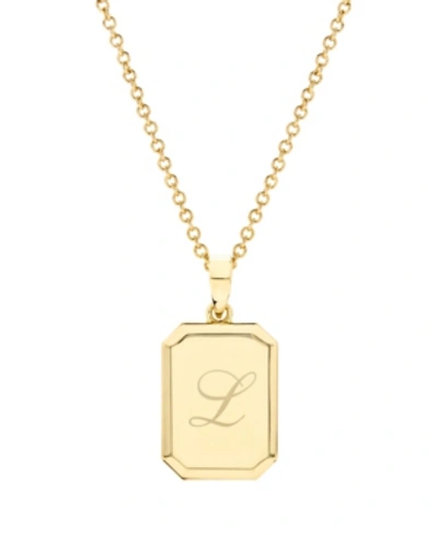 Brook & York Willow Initial Pendant In Gold L