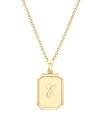 Brook & York Willow Initial Pendant In Gold E
