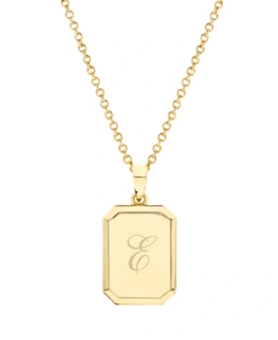 Brook & York Willow Initial Pendant In Gold E