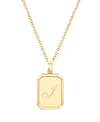 Brook & York Willow Initial Pendant In Gold J