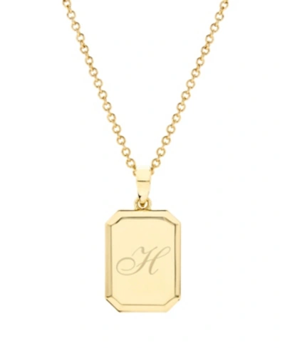 Brook & York Willow Initial Pendant In Gold H