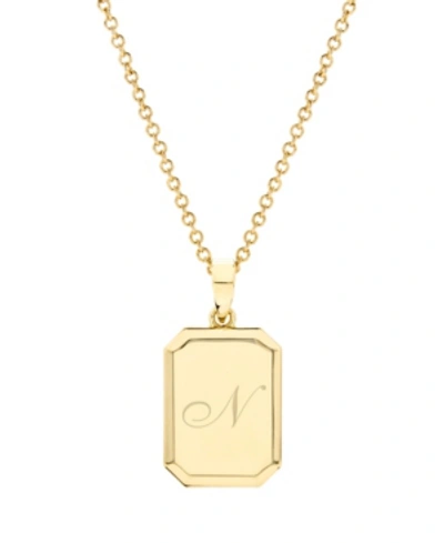 Brook & York Willow Initial Pendant In Gold N