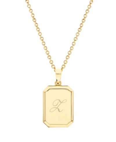 Brook & York Willow Initial Pendant In Gold Z