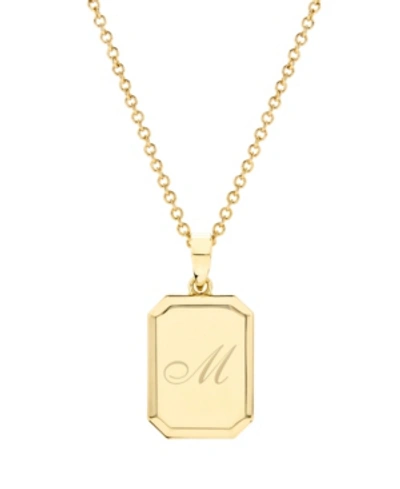 Brook & York Willow Initial Pendant In Gold M