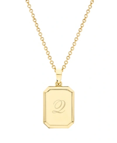Brook & York Willow Initial Pendant In Gold Q
