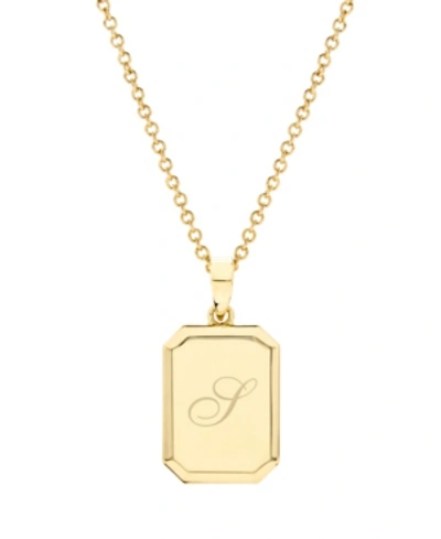 Brook & York Willow Initial Pendant In Gold S