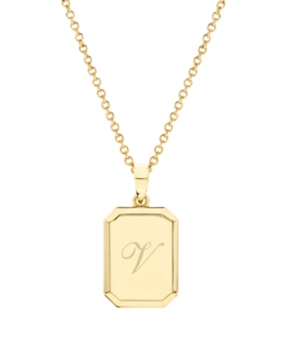 Brook & York Willow Initial Pendant In Gold V