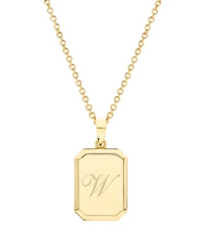 Brook & York Willow Initial Pendant In Gold W