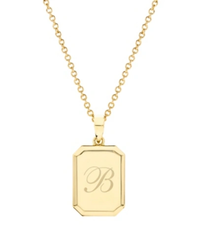 Brook & York Willow Initial Pendant In Gold B