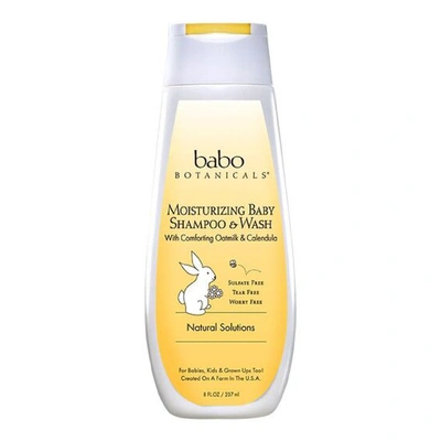 Babo Botanicals Moisturizing Baby Shampoo & Wash - Oatmilk & Calendula