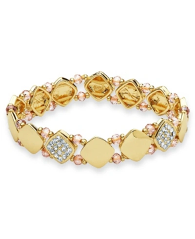 Nine West Boxed Stretch Bracelet In Gold-tone