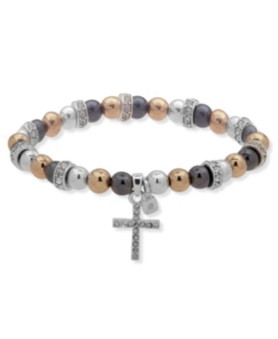 Nine West Boxed Cross Stretch Bracelet In Multi