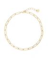Brook & York Colette Cable Chain Anklet In Gold