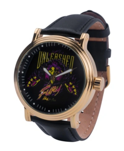 Ewatchfactory Disney Villains Scar Men's Gold Alloy Vintage Watch 44mm In Black