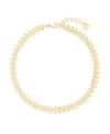 Brook & York Brynn Chevron Chain Anklet In Gold