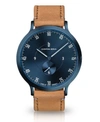 LILIENTHAL BERLIN L1 ALL LIGHT BROWN LEATHER STRAP WATCH, 42MM