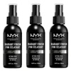 NYX PROFESSIONAL MAKEUP RADIANT FINISH SETTING SPRAY X 3,NPMRFSSX