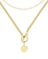 Brook & York 14k Gold Plated Stella Initial Layering Necklace Set In Gold - L