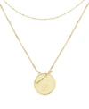 Brook & York 14k Gold Plated Grace Initial Layering Necklace Set In Gold - L