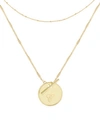 Brook & York 14k Gold Plated Grace Initial Layering Necklace Set In Gold - C