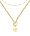 Brook & York 14k Gold Plated Stella Initial Layering Necklace Set In Gold - R