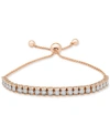WRAPPED DIAMOND ROW BOLO BRACELET (3/4 CT. T.W.) IN STERLING SILVER, 14K GOLD-PLATED STERLING SILVER OR 14K 