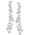 ELIOT DANORI CUBIC ZIRCONIA LINEAR CLUSTER DROP EARRINGS, CREATED FOR MACY'S