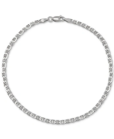 Giani Bernini Mariner Link Ankle Bracelet In 18k Gold-plated Sterling Silver, Created For Macy's