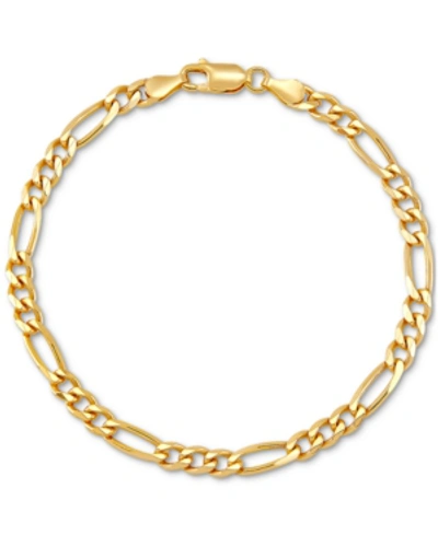 Giani Bernini Figaro Link Chain Bracelet (4-1/3mm) In 18k Gold-plated Sterling Silver Or Sterling Silver, Created In Gold Over Silver