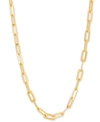 Giani Bernini Paperclip Link 18" Chain Necklace In 18k Gold-plated Sterling Silver Or Sterling Silver, Created For In Gold Over Silver