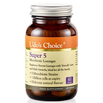 Udo's Choice Super 5 Microbiotics - 60 Lozenges