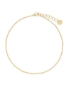 Brook & York 14k Gold Plated Madeline Anklet In Gold-plated