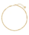 Brook & York Sophie Curb Chain Anklet In Gold-plated