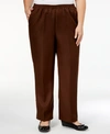 ALFRED DUNNER PLUS SIZE CLASSIC PULL-ON STRAIGHT-LEG AVERAGE LENGTH PANTS