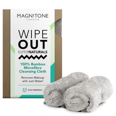 Magnitone London Magnitone Wipeout Supernatural Bamboo Microfibre Cleansing Cloth 2 Pack - Grey